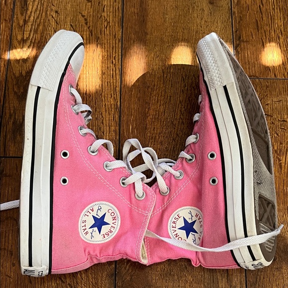Converse Shoes - Converse  Pink Canvas Sneakers